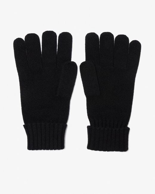 Lacoste Wool Jersey Gloves 031 Size L in Black for Men Lyst UK