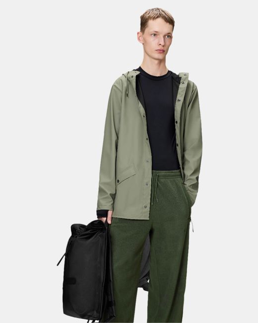 Rains Green Jacket