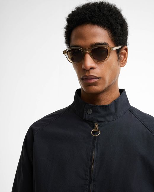 Barbour Blue Royston Cotton Casual Jacket for men