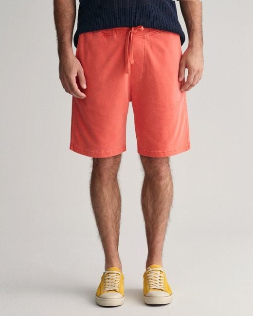 Gant Red Sunfaded Shorts for men