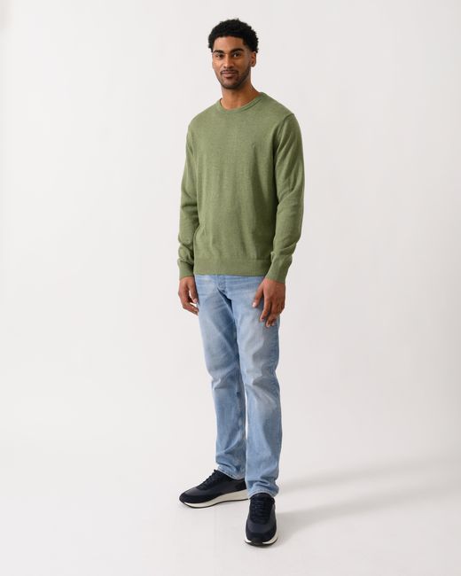 Joules Green Hillside Crew Neck Jumper for men
