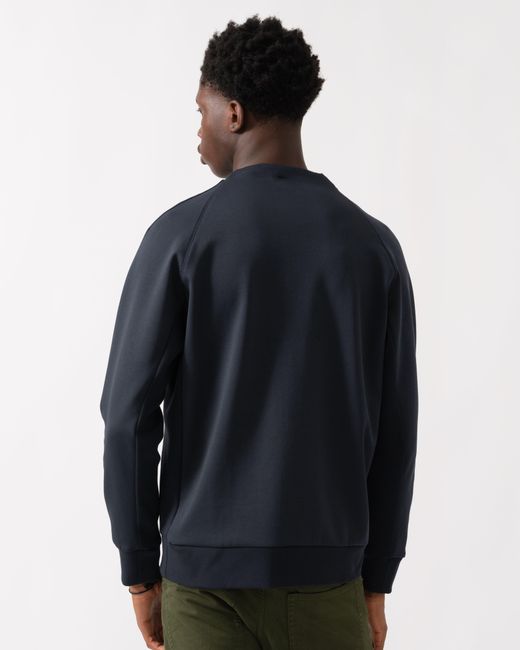 Boss Blue Salbo Rib Crew Neck Sweatshirt for men
