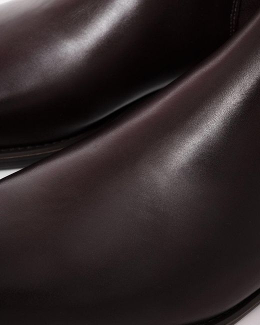 Paul Smith Black Cedric Leather Chelsea Boots for men