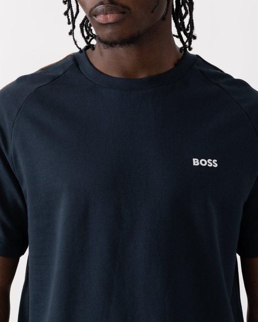 Boss Blue Iconic Loungewear T-Shirt 50527544 Size: M for men