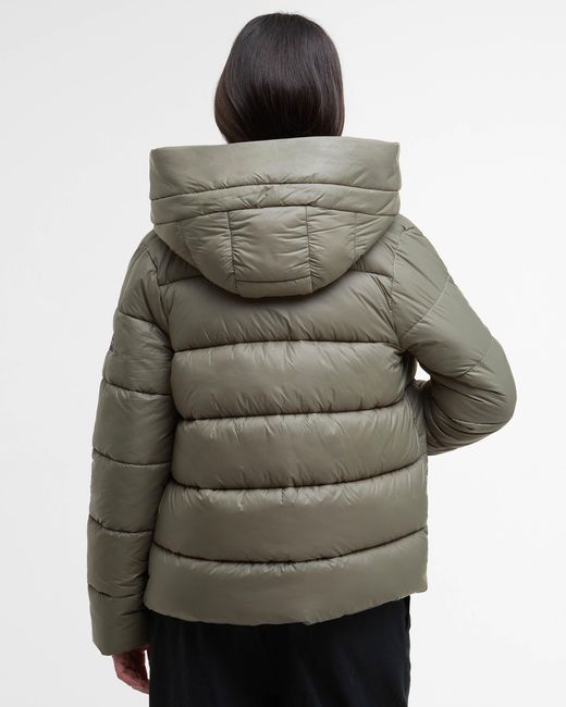 Barbour Gray Olivios Puffer Jacket