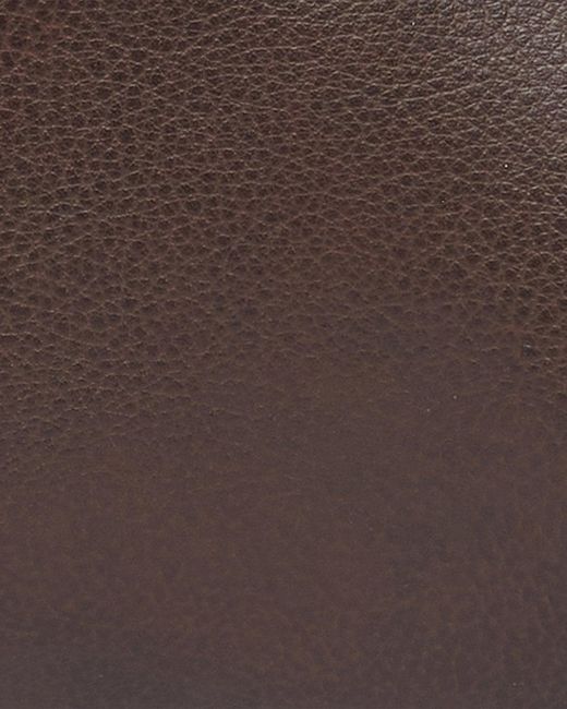 Barbour Brown Leather Washbag Colour: Dark for men