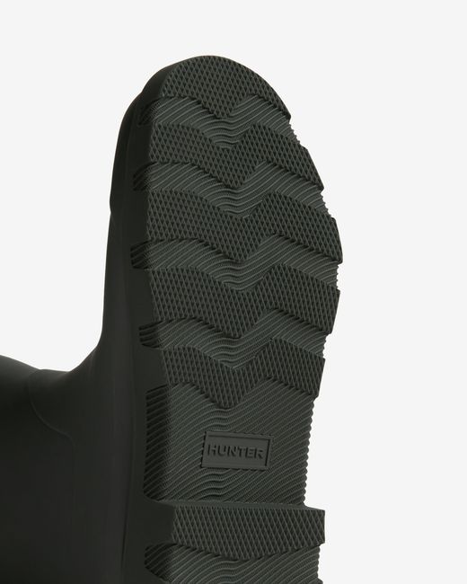 Hunter Black Downpour Tall Rubber Wellington Boots
