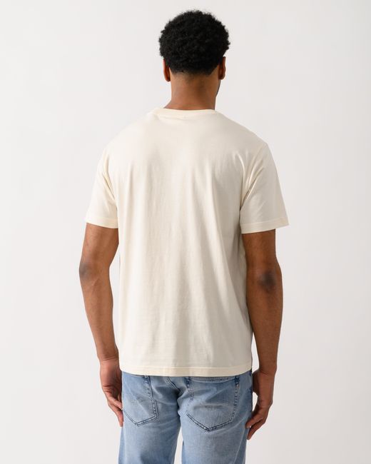 Gant White Graphic Short Sleeve T-Shirt for men