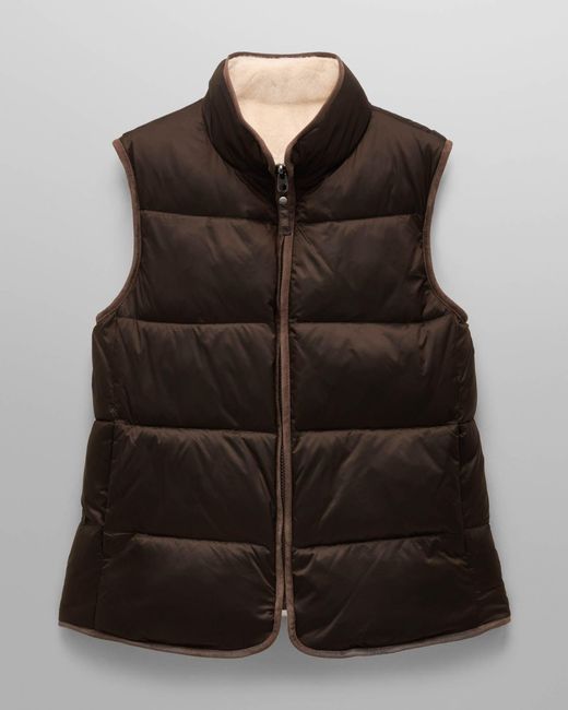 Joules Black Reversible Faux Fur Gilet
