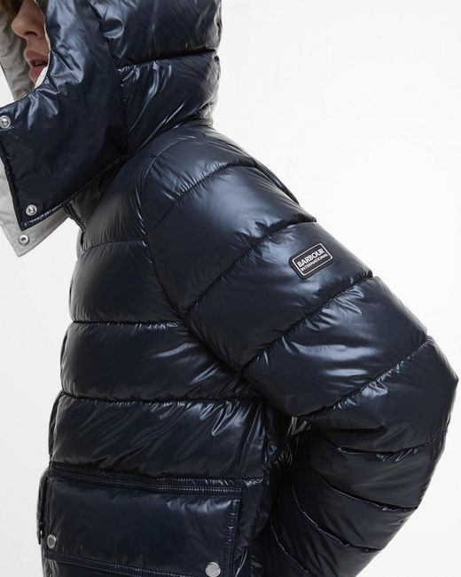 Barbour Blue Della Puffer Jacket