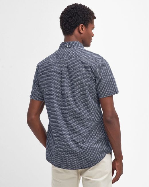 Barbour Blue Shell Tailored Shirt for men