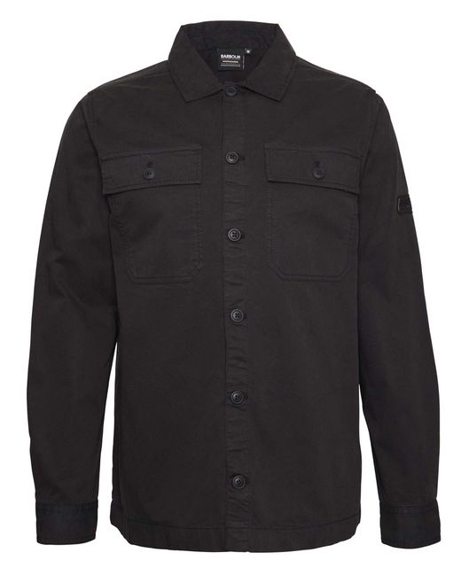 Barbour Black Arlo Overshirt for men