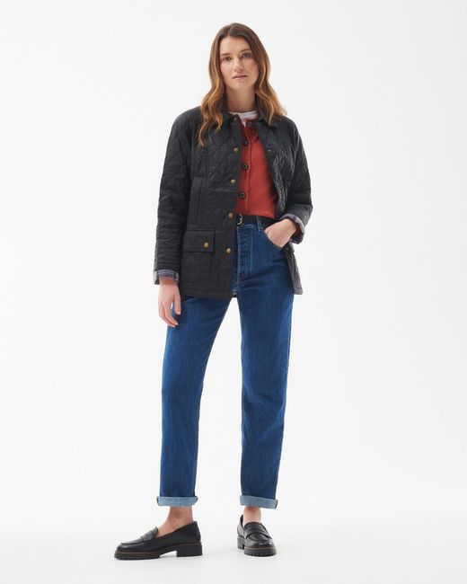 Barbour Blue Summer Beadnell Quilted Jacket