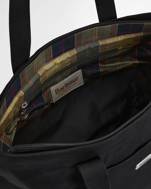 Barbour Black Olivia Tote Bag