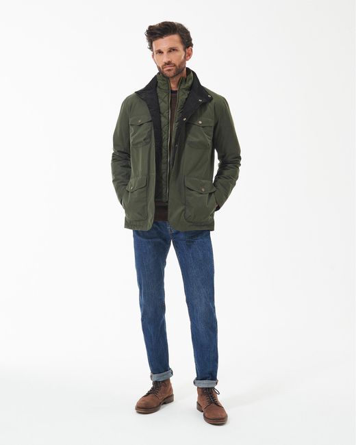 Barbour Green Ogston Waterproof Jacket for men