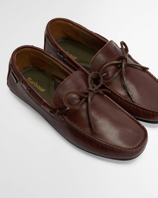 Barbour Brown Courage Driving Shoes for men