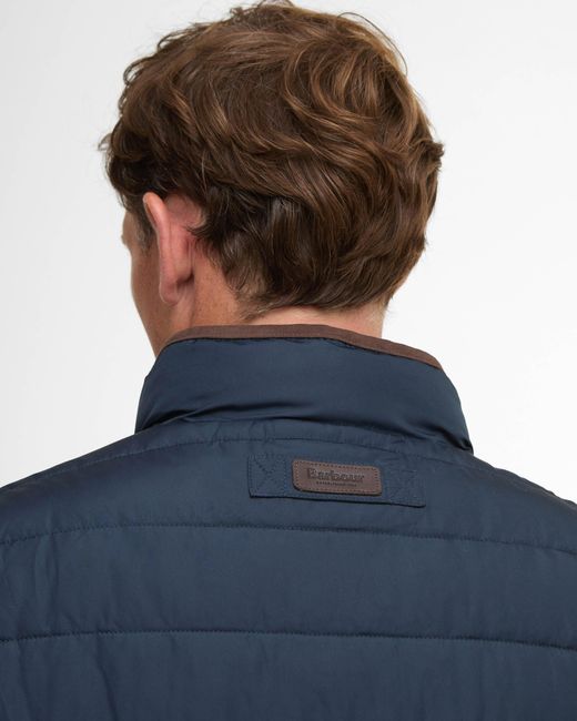 Barbour Blue Broughton Quilted Gilet for men