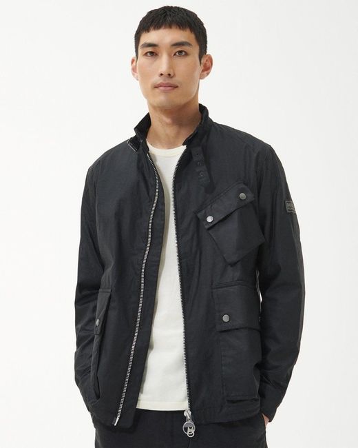 Barbour Blue Transport Wax Jacket for men