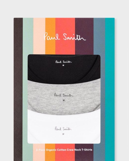 Paul Smith Gray 3 Pack Script Logo for men