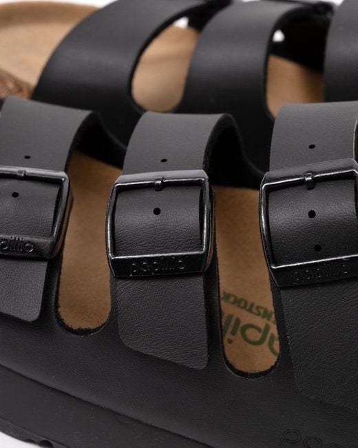 Birkenstock Black Papillio Florida Iii Vegan Platform Sandals