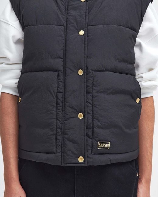 Barbour Blue Callie Puffer Gilet