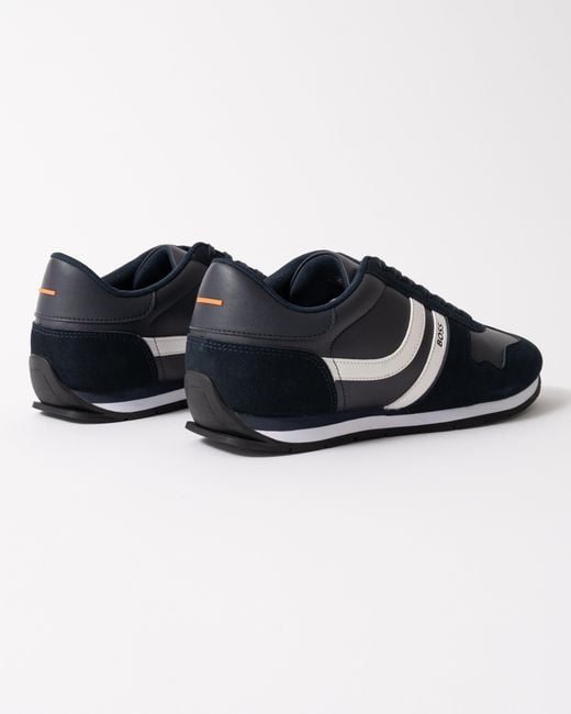 Boss Blue Levon Runn Pumi Trainers for men