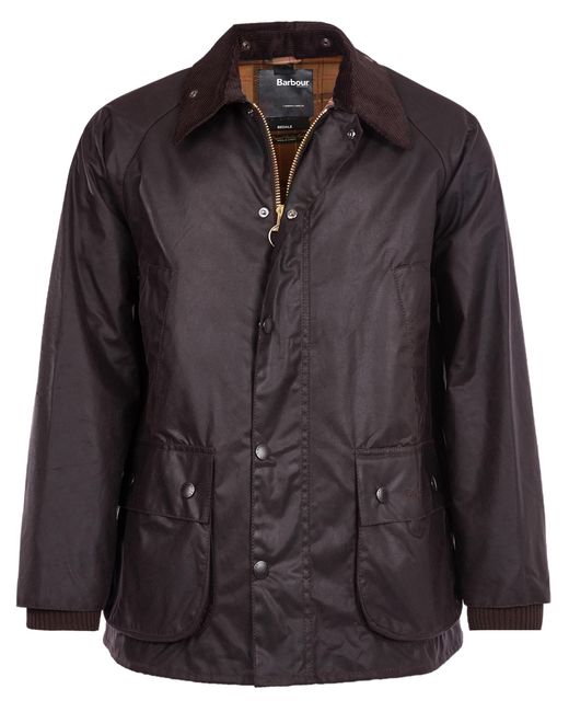 Barbour Black Bedale Wax Jacket for men