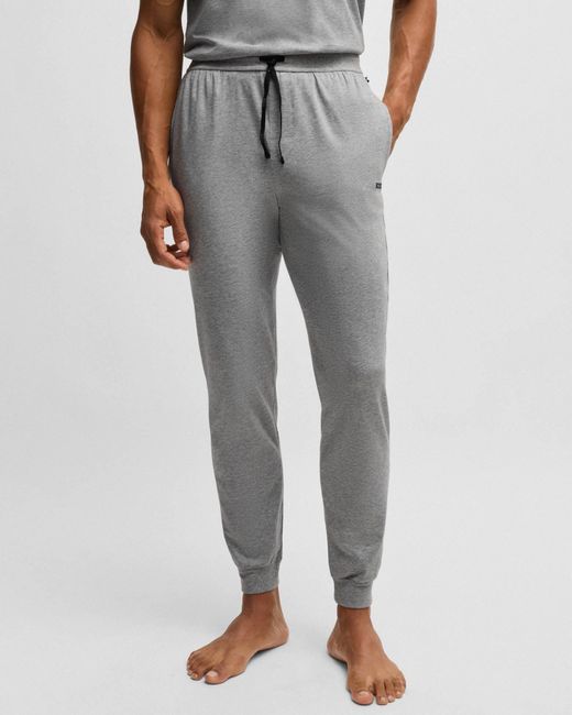 Boss Gray Boss Mix&Match Loungewear Pants for men