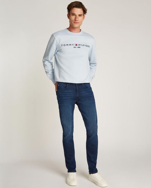 Tommy Hilfiger Blue Core Bleecker Jeans for men