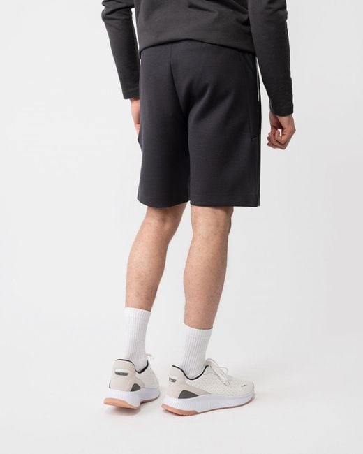 Boss Blue Headlo 1 Cotton-blend Shorts With 3d-moulded Logo for men