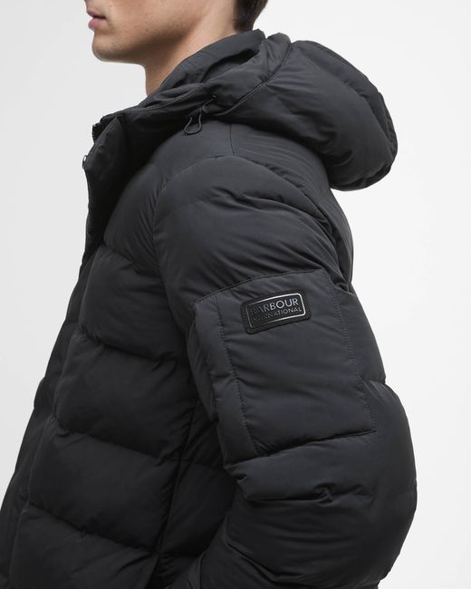 Barbour Black Daleson Puffer Jacket for men