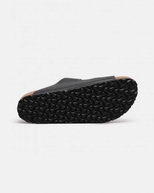Birkenstock Black Arizona Bs Oiled Leather Unisex Sandals