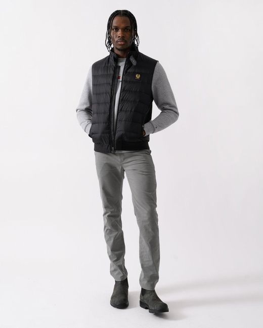 Belstaff Black Circuit Gilet for men