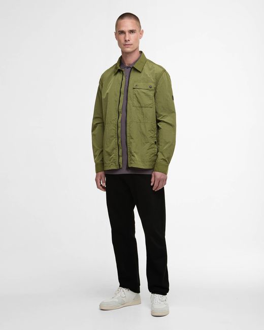 Barbour Green Inline Overshirt for men
