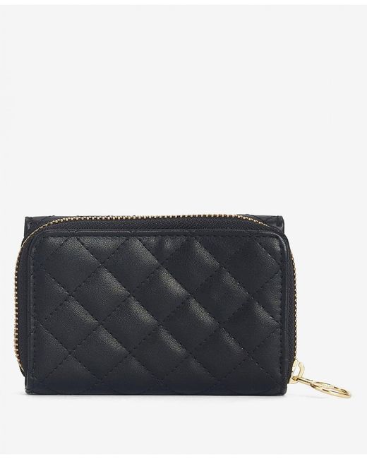 Barbour Gray Aurora Tri-Fold Purse