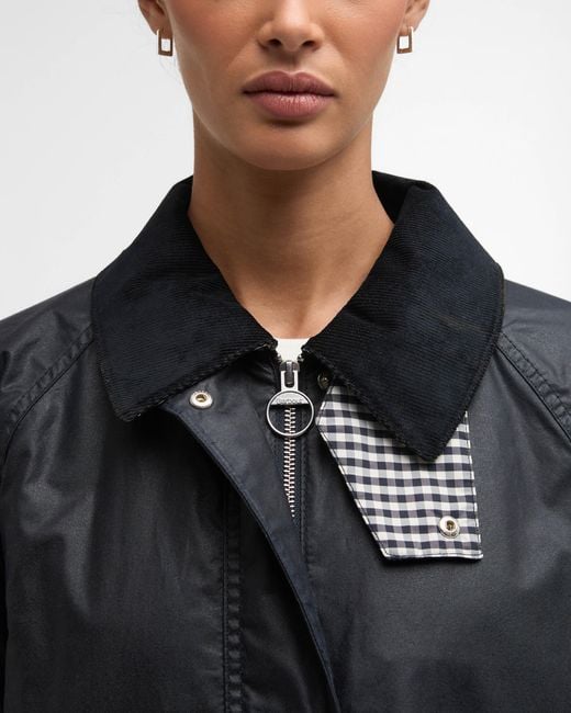 Barbour Blue Wren Wax Jacket