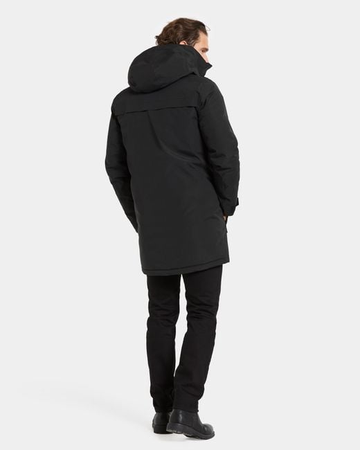 Didriksons Black Aiden Parka for men