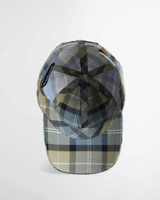 Barbour Blue Tartan Sports Cap for men