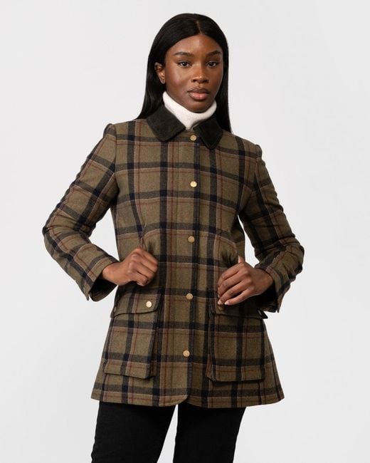 Joules coast cheap tartan jacket