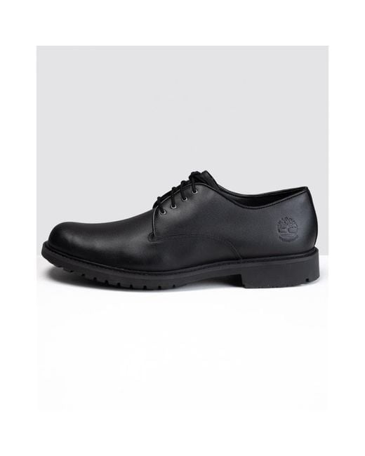 Timberland Earthkeepers Stormbuck Plain Toe Oxford in Black for Men | Lyst