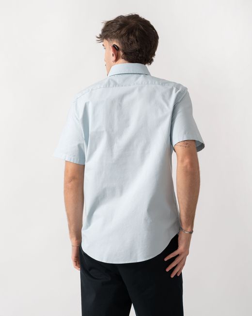 Belstaff Blue Short Sleeve Street Shirt for men