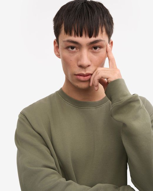 COLORFUL STANDARD Green Classic Organic Crew Neck Sweatshirt for men