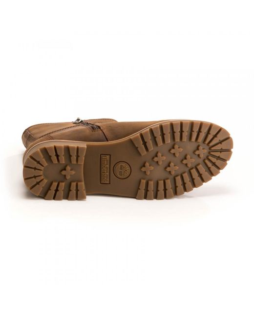 main hill biker boot for women in brown
