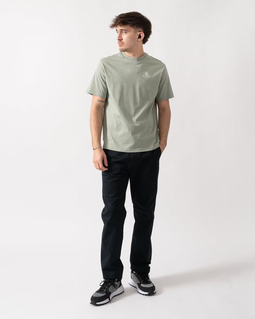 Aquascutum Green Small Logo T-Shirt for men