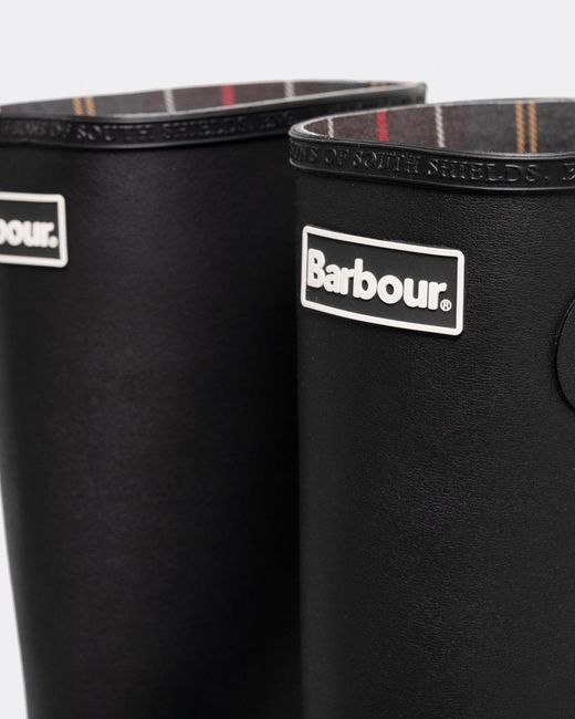 Barbour Black Bede Wellington Boots for men