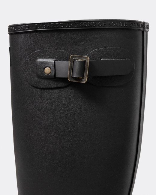 Barbour Black Bede Wellington Boots for men