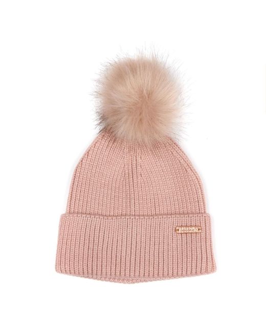 barbour bobble hat