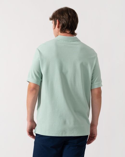 Paul Smith Green Ps Regular Fit Short Sleeve Organic Cotton Zebra Polo Shirt for men