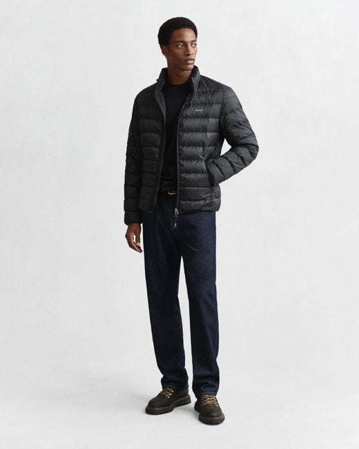 Gant Black Light Down Padded Jacket for men
