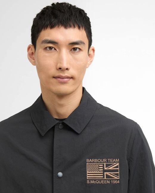 Barbour Black Coach Casual Jacket for men